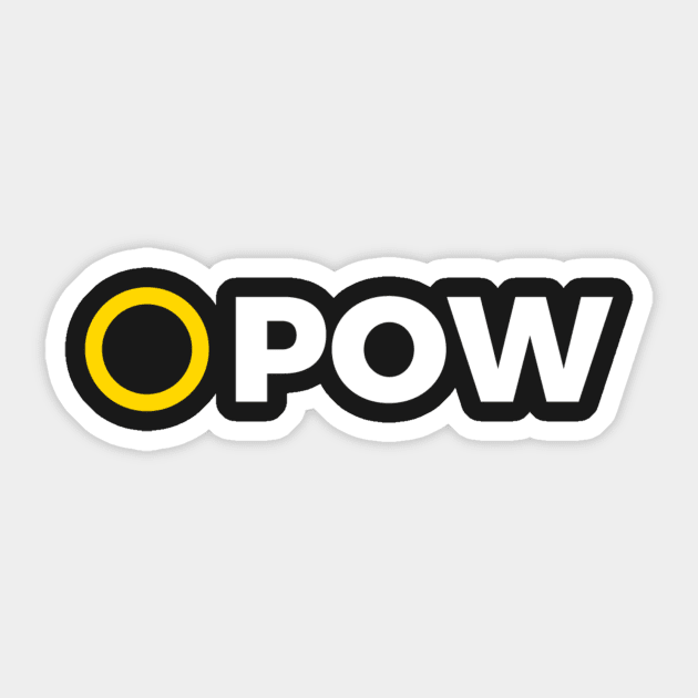 POW Crypto-currency Token Sticker by cryptogeek